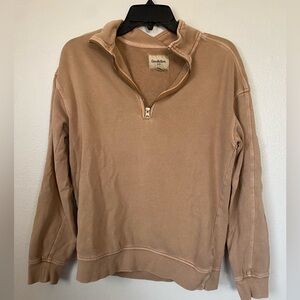 Brown Quarter zip Goodfellow jacket